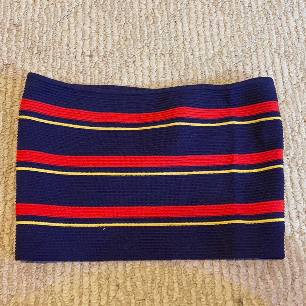 NWOT Kendall and Kylie striped cropped tube top!
